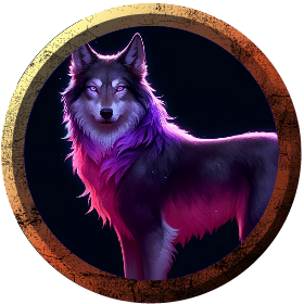 DALL·E 2024-04-20 21.00.53 - Create an image of a solitary mystical wolf that encapsulates the essence of a fantasy elf character, with no text or artificial elements present. The.png